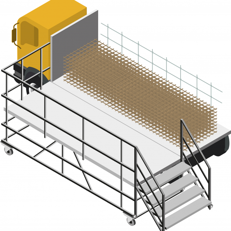 Décharger, stocker et manutentionner les armatures en sécurité sur les chantiers