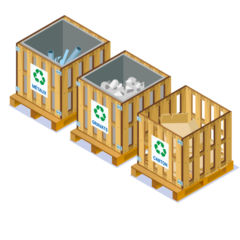 Optimiser la gestion du tri des déchets avec des casiers