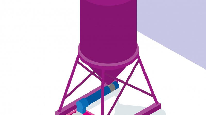 Réaliser les appareillages des maçonneries en parpaings avec un silo à mortier