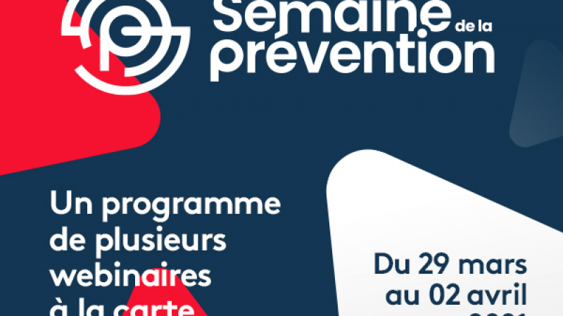 La Journée de la Prévention devient la Semaine de la prévention, en 100% digital