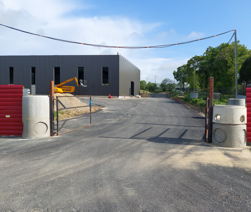 Entrée du chantier