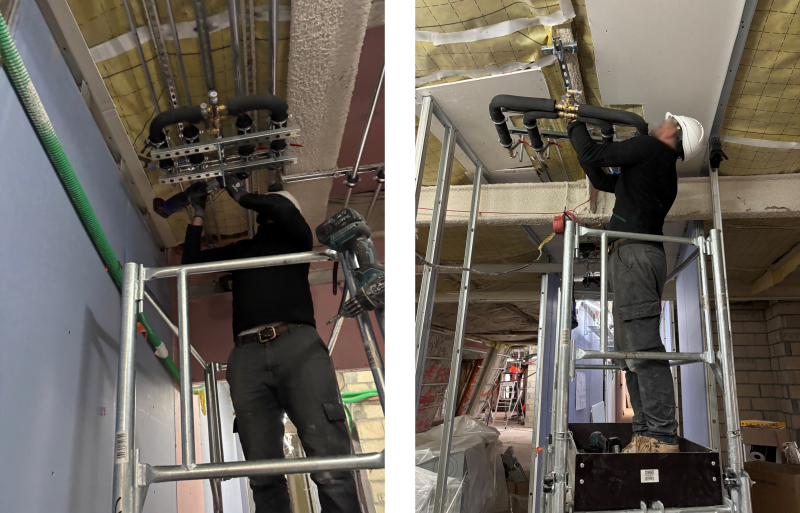 Techniciens CVC (chauffage, ventilation, climatisation) - prévention des TMS