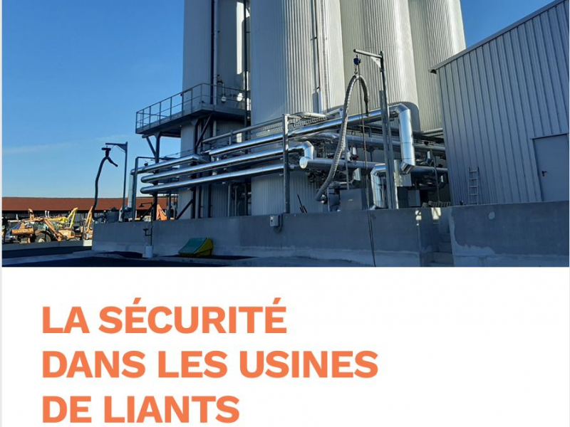 Nouvelle version du guide «&nbsp;La sécurité dans les usines de liants&nbsp;»