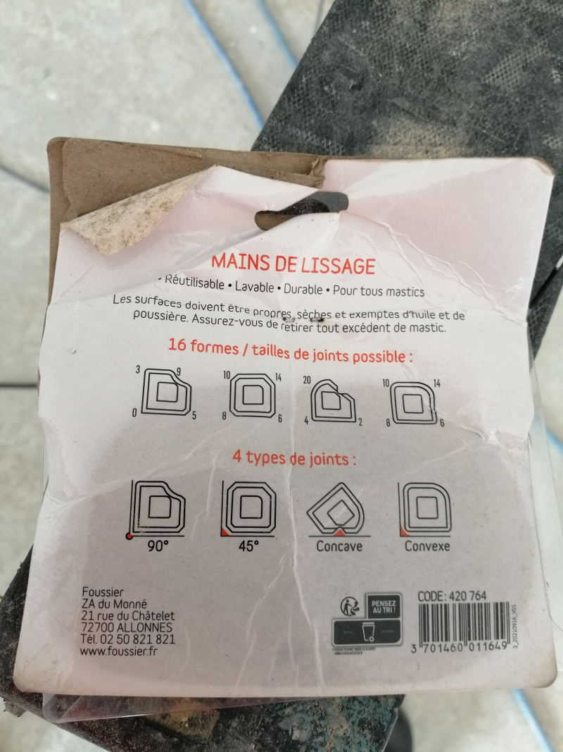 Main de lissage