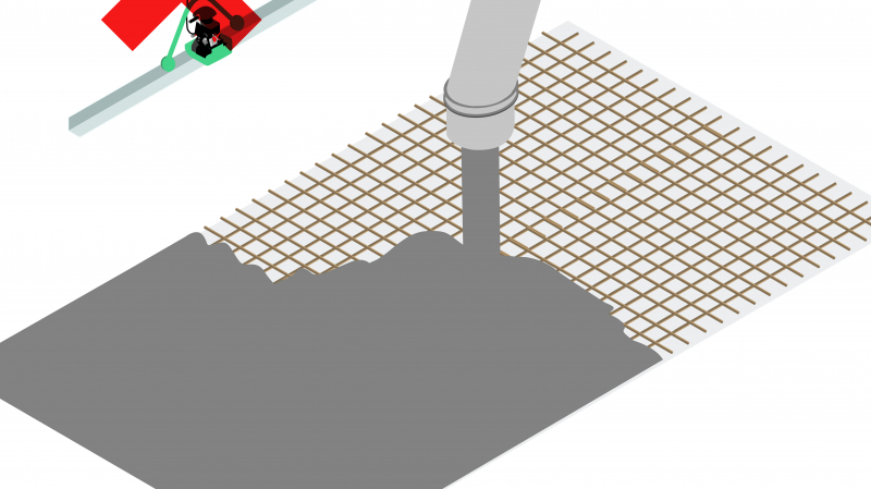 Faciliter le coulage des radiers grâce au béton autoplaçant
