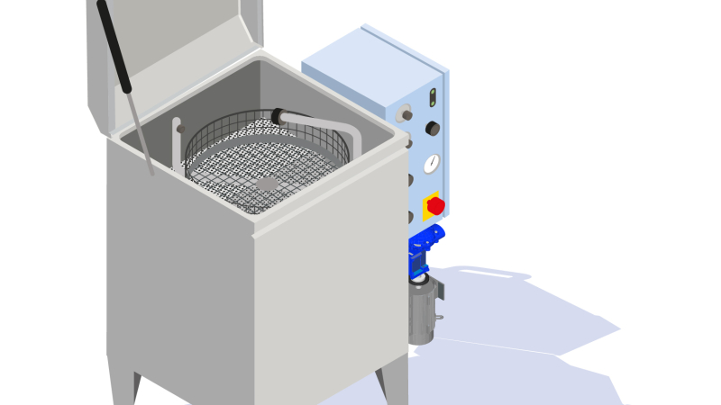 Une unité automatique pour le nettoyage des outils de coupe des machines à bois