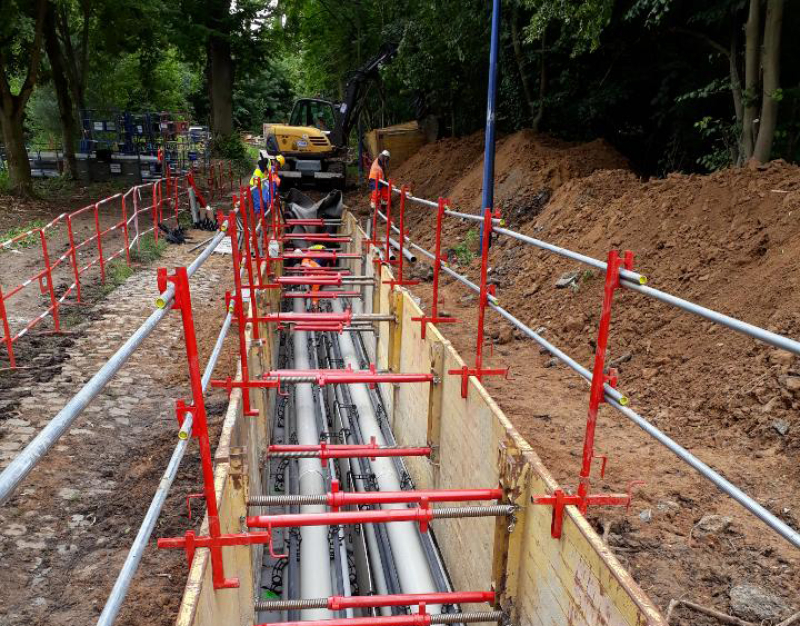 Travaux de fouille en tranchées bis