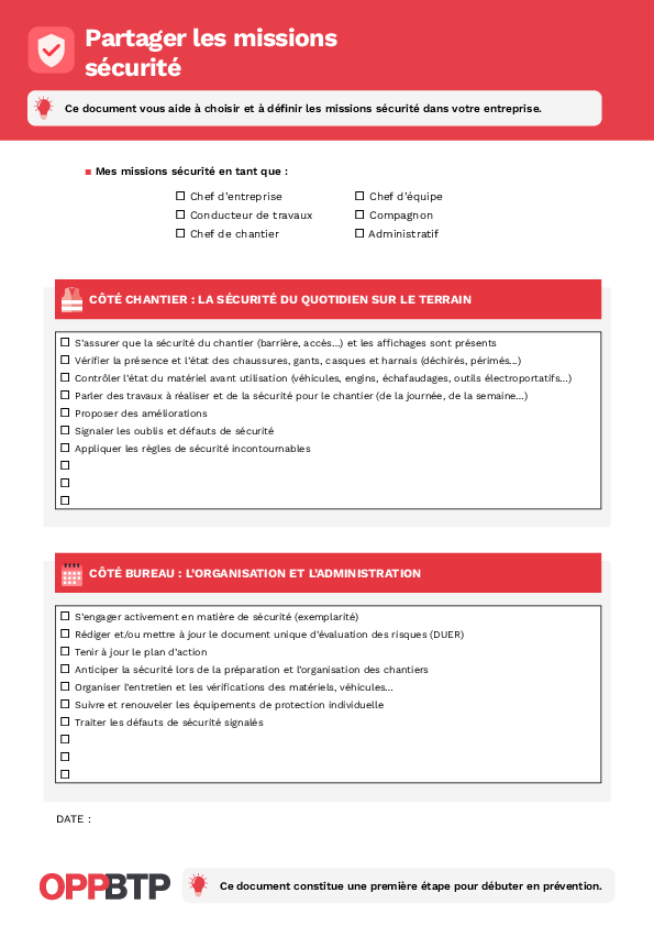 Répartition des rôles en sécurité dans l'entreprise : modèle prêt à l’emploi