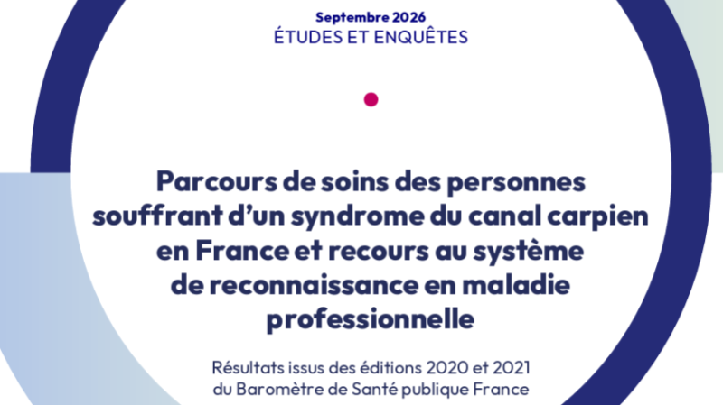 Syndrome du canal carpien : pourquoi la reconnaissance en maladie professionnelle reste l’exception 