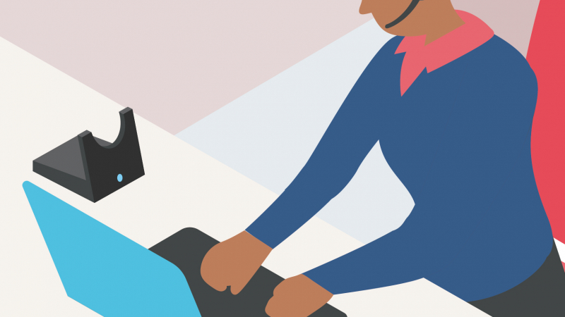 Un casque téléphonique sans fil pour équiper les standardistes de l'entreprise