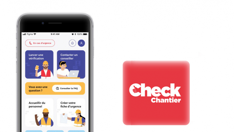 Check Chantier : une application pour agir en sécurité sur vos chantiers au quotidien