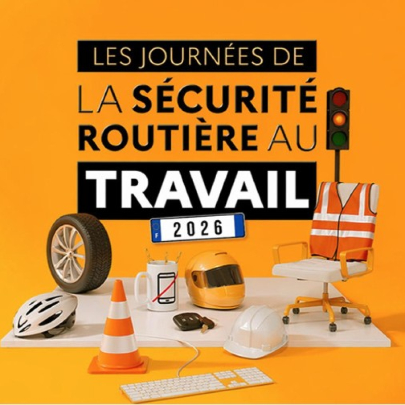 Sécurité routière au travail : des journées dédiées du 18 au 22 mai