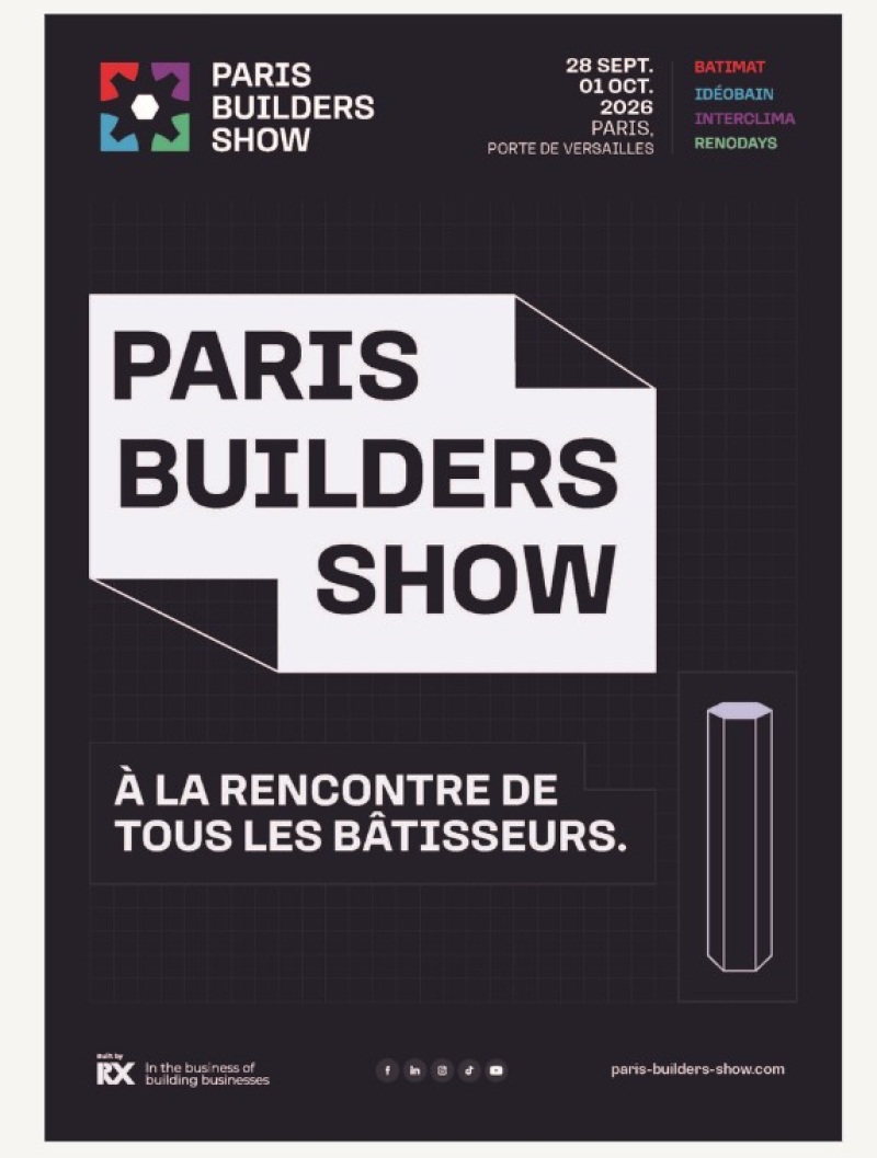 Le Mondial du Bâtiment devient Paris Builders Show pour son édition 2026