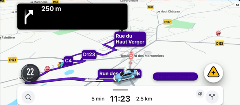 Déclarer les chantiers avec WAZE Entreprise lors de la préparation du chantier