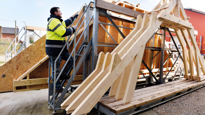 L’atelier de construction bois de l’entreprise Maison Maugy passe en mode industriel