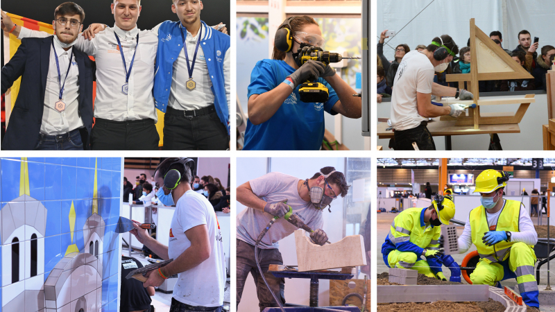 WorldSkills Lyon 2023 : dix-huit métiers en compétition pour le BTP !