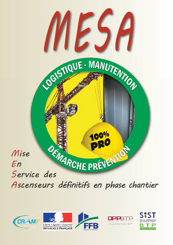 MESA - Mise en service des ascenseurs en phase chantier