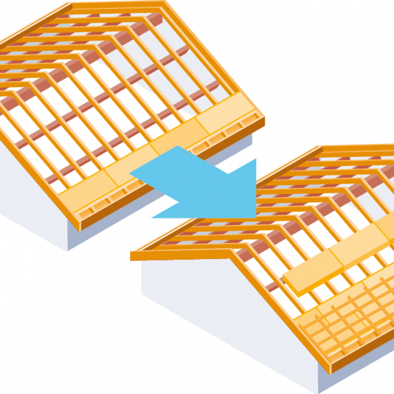 Toiture : poser une isolation thermique par l’extérieur, sans platelage, par la technique du sarking