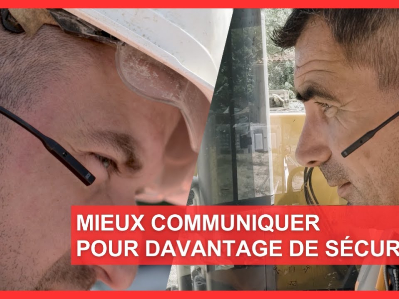 Casque à conduction osseuse pour améliorer la communication et la sécurité sur les chantiers