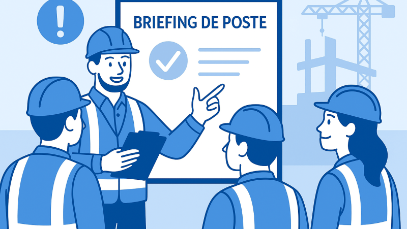 Le briefing de poste : un rituel prévention quotidien à prévoir dès la consultation des entreprises