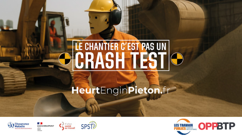 Animer votre quart d'heure sécurité sur le risque de heurt engin-piéton en vidéo