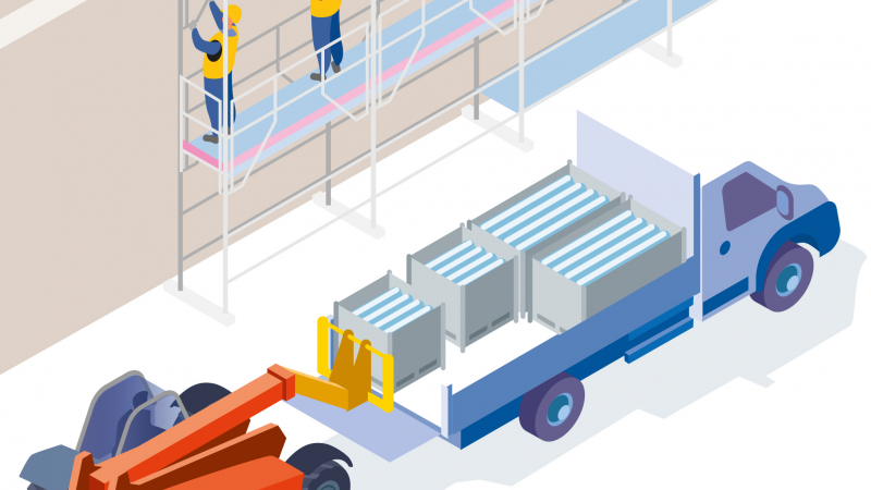 Réaliser ses travaux en hauteur avec un échafaudage de pied à montage en sécurité