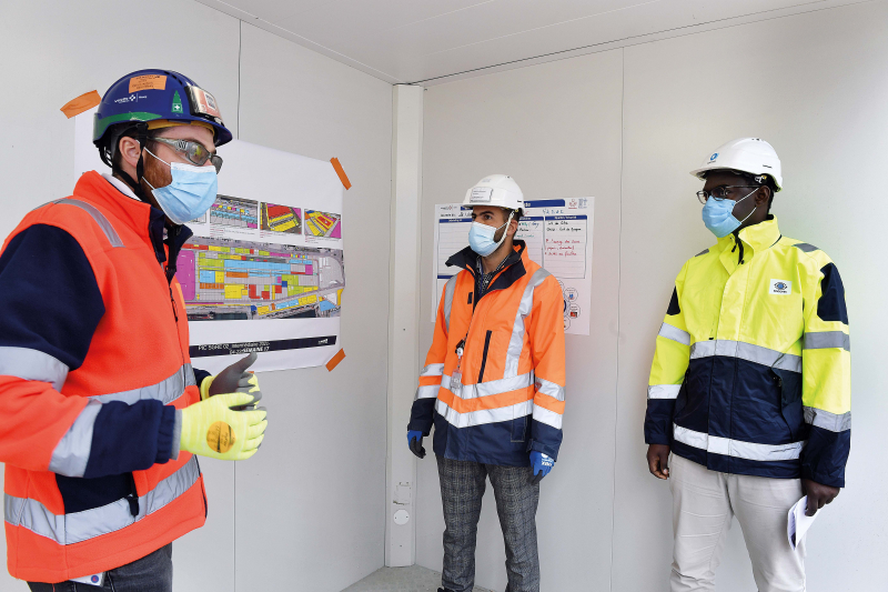 Plan d’implantation de chantier