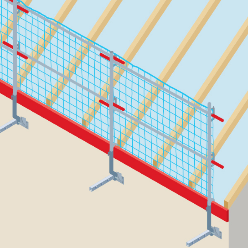 S16219 - Garde-corps fixé dans mur