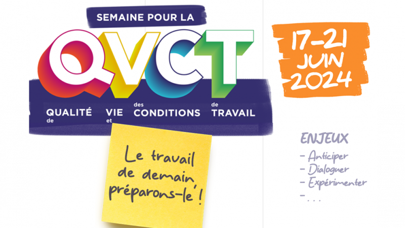 La Semaine pour la qualité de vie et des conditions de travail s'intéresse au travail de demain
