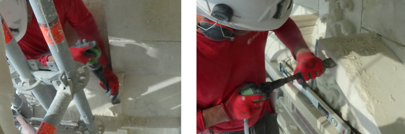 Contraintes posturales liées à la configuration de l’échafaudage / Exposition aux vibrations liée aux outils pneumatiques