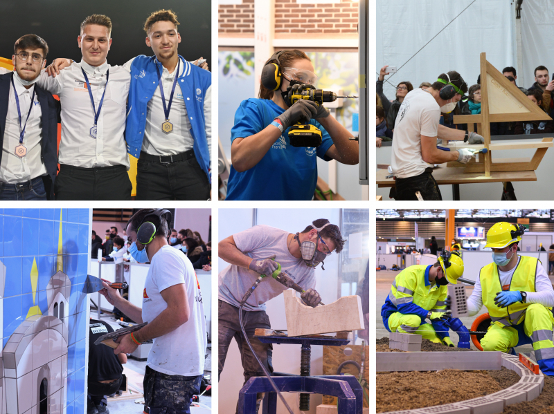 WorldSkills Lyon 2023 : dix-huit métiers en compétition pour le BTP !