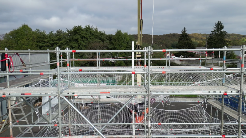 Filets de sécurité : des tests pour améliorer la prévention des chutes de hauteur