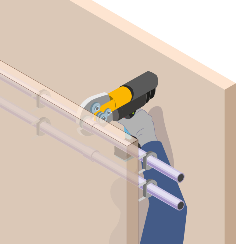 Une mini sertisseuse pour limiter les contraintes physiques des plombiers-chauffagistes