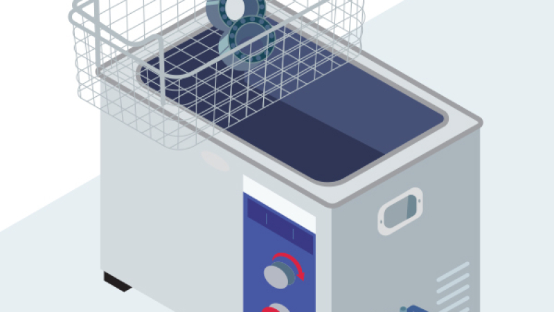 Nettoyer les outils de menuiserie avec un bain à ultrasons