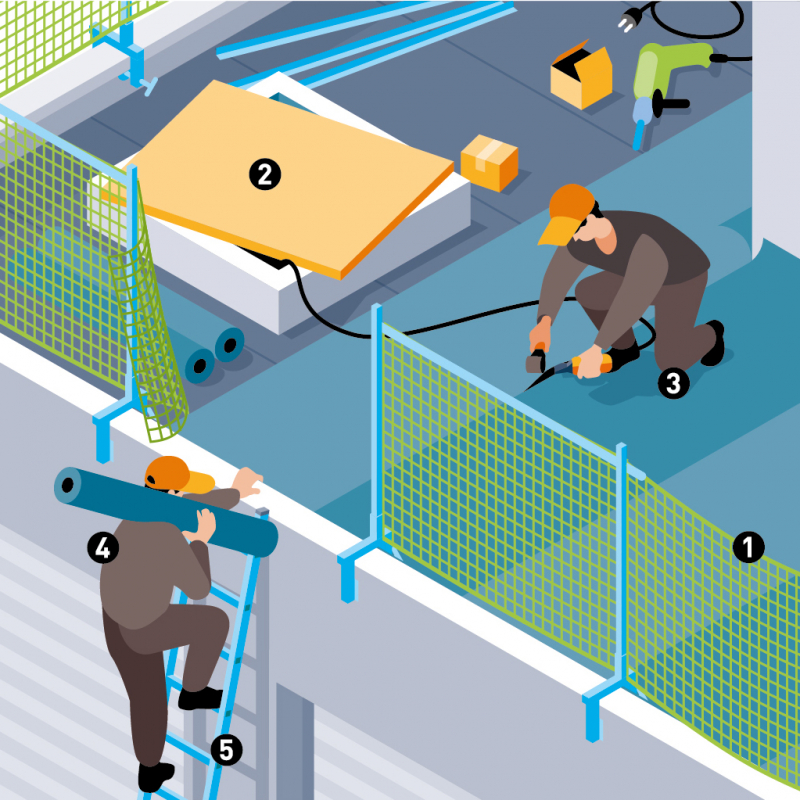 Pose d'une membrane PVC : Vrai-Faux