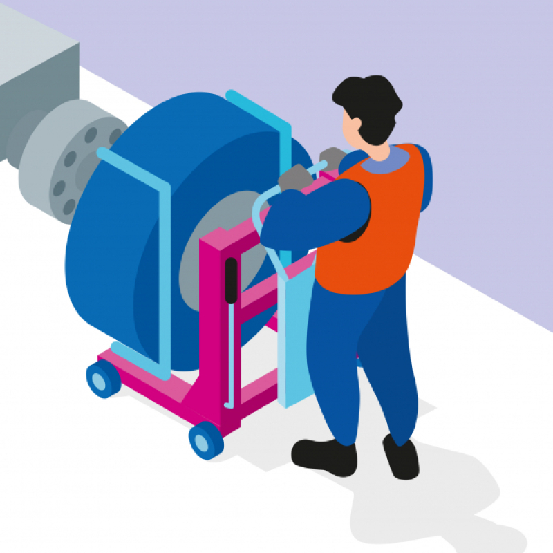 Faciliter le montage et le démontage de roues avec un élévateur hydraulique