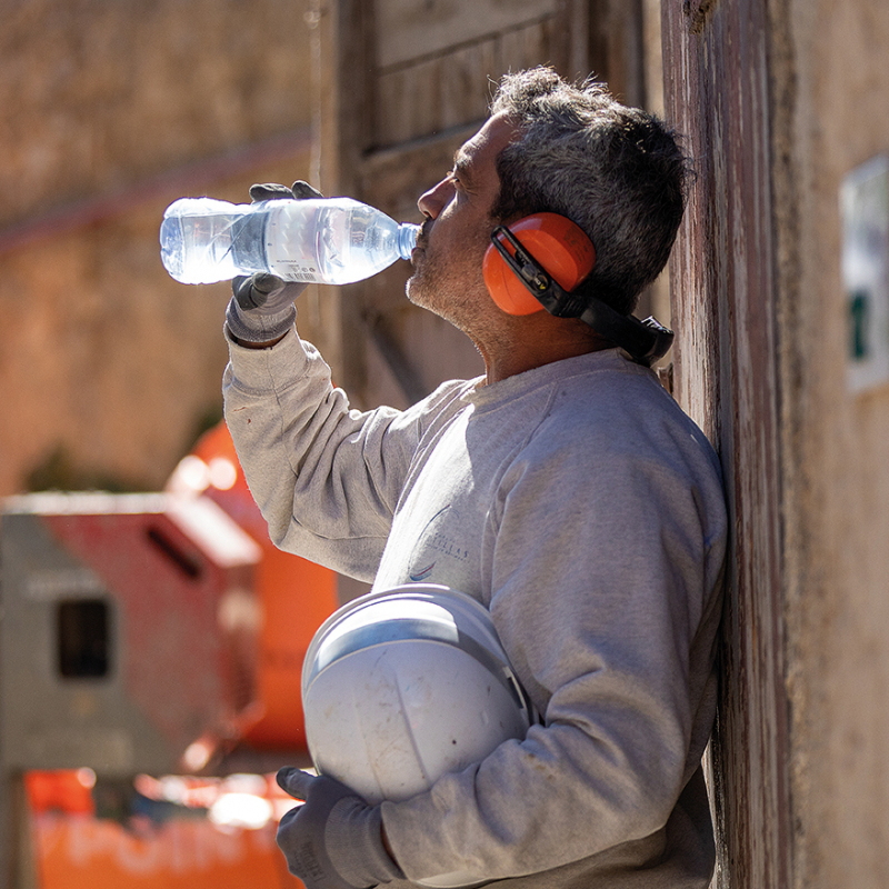 Canicule : coup de chaud sur les chantiers