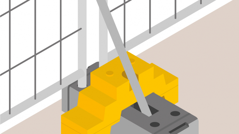 Des clôtures de chantier résistantes aux rafales de vent grâce à un système de contreventement