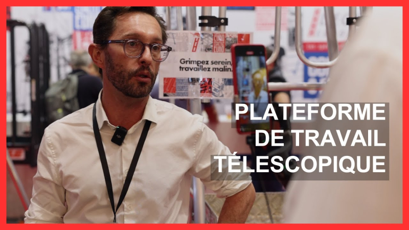 Le GEEKO.SCOP 2 : une plateforme de travail télescopique pour prévenir les chutes de hauteur