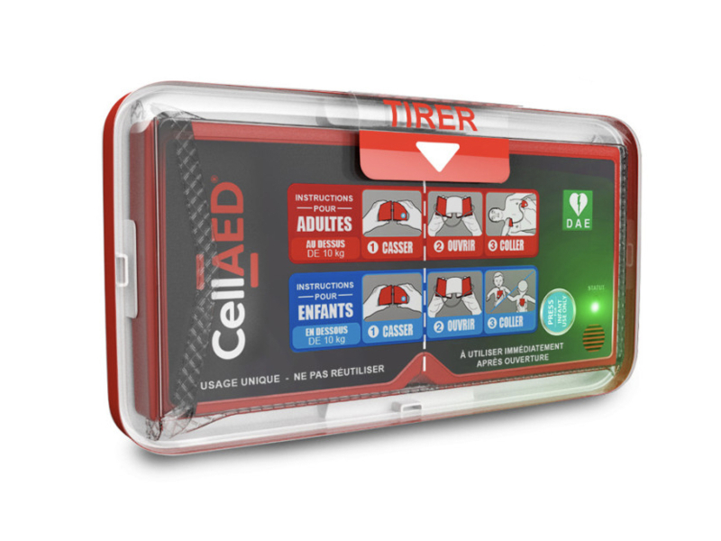 Un défibrillateur de poche