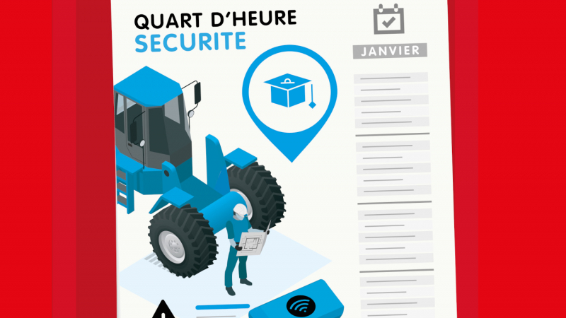 Un calendrier pour animer les quarts d’heure sécurité