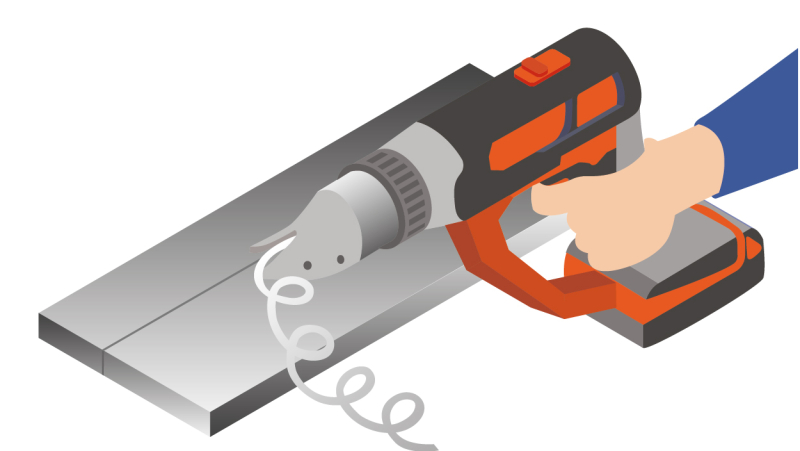 Faciliter la découpe d’éléments métalliques par les étancheurs grâce à une cisaille électrique