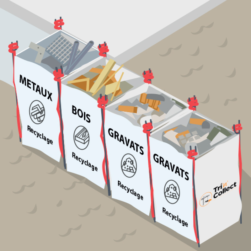 Confier le tri des déchets de chantier à un prestataire spécialisé