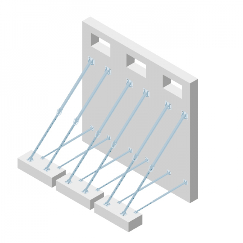 Maîtriser l’utilisation des étais tirant-poussant pour les ouvrages en béton armé