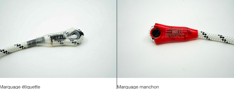 Petzl marquage produit