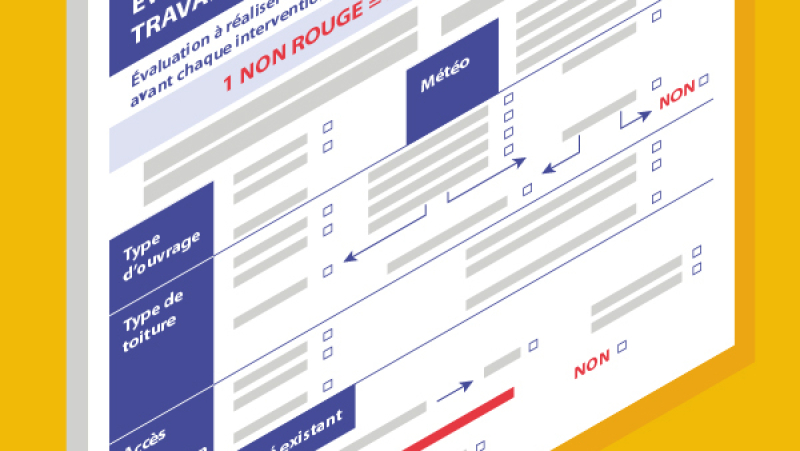 Sécuriser les travaux en hauteur avec une fiche navette entre le maître d'ouvrage et l'entreprise