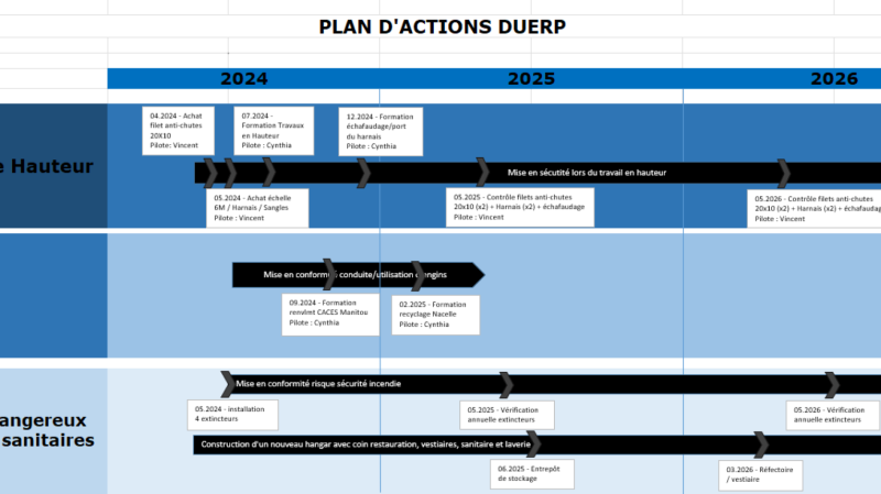 CHU frise plan action complète