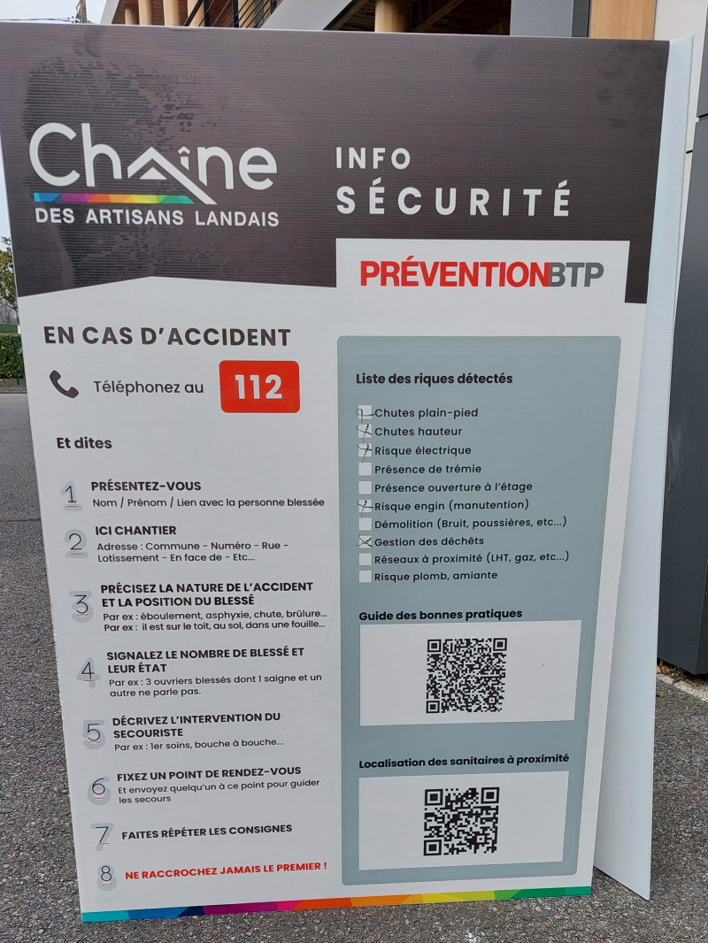 Panneau permis construire