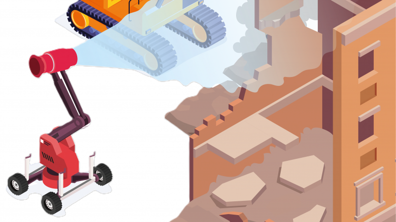 Déconstruire et démolir du béton contenant de la silice cristalline