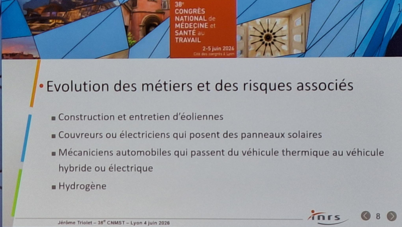 ACTU Triolet INRS congrès santé 2026